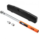 Digital Torque Wrench, 1/2" Drive Electronic Torque Wrench, Torque Wrench Kit 25-250ft.lb/34-340n.m Torque Range Accurate to ±2%, 3-Mode Adjustable Torque Wrench Set with LED Buzzer Calibration