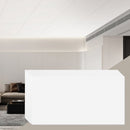 Ceiling Tiles 10-Pack 24 x 24 in PVC Foam Fire-Rated Smooth White