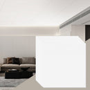 Ceiling Tiles 12-Pack 24 x 24 in PVC Foam Fire-Rated Smooth White