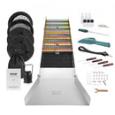 Gold Panning Kit With Sluice Box, 50" Aluminum Gold Mining Equipment, 23 PCS Gold Prospecting Kit with Gold Pan, Classifier Screen, Separating Magnet, Drawstring Backpack and Accessories