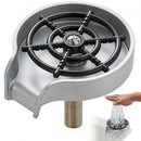 Glass Rinser 10 Spraying Jets 360° Rotating ABS Cup Washer & Cup Holder