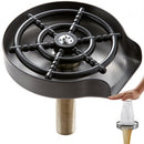 Glass Rinser 10-Hole 360° Rotating Stainless Steel Washer ABS Cup Holder