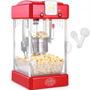 Popcorn Popper Machine Tabletop Popcorn Maker 300W 2.5 Oz Red