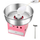 Electric Cotton Candy Machine, 1000W Commercial Candy Floss Maker with 52cm Stainless Steel Bowl, Sugar Scoop, and Drawer, Easy Home Use, Perfect for Kids Birthday, Family Party, Pink
