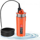 Solar Water Pump, DC 96W Submersible Deep Well Pump, Max Flow 1.6 GPM, Max Head 70 m, Max Submersion Depth 30 m, Solar Powered Water Pump for Well