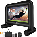 Inflatable Movie Screen, 16 FT Inflatable Projector Screen for Outside with Blower and Carrying Bag, Front/Rear Projection, Oxford Fabric Blow Up Screen for Outdoor Parties Backyard Movie Night