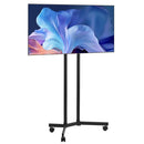 Rolling TV Stand, Mobile TV Cart for 32-65 Inch Screens, Height Adjustable, Portable Monitor Stand with Wheels Holds up to 40 kg for Living Room, Bedroom, Office, Outdoor, Max VESA 400x400mm