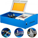 40W Co2 Laser 12\" x 8\" USB Port Laser Engraving Machine Air Exhaust Fan Laser Cutter High Precise Stepping Motor (40W CO2 Laser)