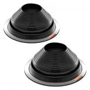 2 Pcs Metal Roof Pipe Flashing Boots Fit 150-280 mm Pipe High Temp EDPM