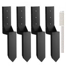 Fence Post Anchor Repair Kit 4 Pack Inner 3.5 x3.5 Inches Support Stakes