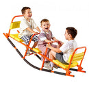 Kids Seesaw 90 kg Capacity Metal Rocking Teeter Totter with Handles