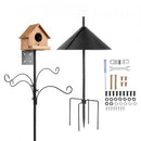 2370mm Bird Feeding Station 4 Hook Wild Bird Feeder Stand Pole