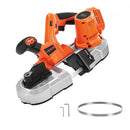 Portable Cordless Band Saw 2.56 in Deep Cut Variable Speed (Bare Tool)