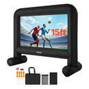 15 ft Inflatable Movie Screen 16:9 600D Movie Projector with Portable Bag