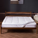 Mattress Topper Fiber Fill Detachable & Washable Queen 25.4 mm Thickness