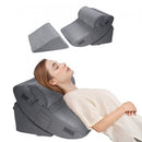 Orthopedic Bed Wedge Pillow 4 Pcs Adjustable for GERD Sleep Back Leg Neck
