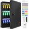 48-Key Cabinet, Key Safe with Combination & Key Lock, Digital Security Storage Box Steel Key Organizer with Adjustable Racks, 48 pcs Colorful Key Tags and A Record Card for School, Office, Hotel