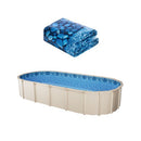 Oval Pool Liner 18x33ft Overlap Style Pool Liner 54in Wall Height