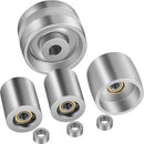 Belt Knife Grinder 2"x72" Wheel Set 4" Drive 0.94" Bore 3" Track 2" Idler