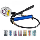 Separable Hydraulic Hose Crimper 7 Dies With Aluminum Pump  A/C Air Condtioning Handheld Crimping Set