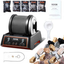 Rock Tumbler Kit, 2.5 lbs Rock Polishing Kit, 9 Speed Settings 9-Day Polishing Timer Stone Polishing Kit, Rock Polisher with Rough Gemstones and Polishing Grits, Rock Polisher for Kids Adults