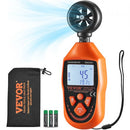 Handheld Anemometer, -10? to 45?, Digital Wind Speed Meter Gauge with LED Backlight Screen, Measures Wind Velocity Wind Temperature Air Flow Wind Chill, for Sailing Surfing Drone Flying HVAC