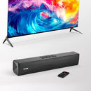 Sound Bar for Smart TV, 2.0 Channel, 450 mm Compact Soundbar TV Speakers for Projector, Bluetooth AUX Connection, Remote Control, Easy Setup, 80W Surround Sound System for PC Home Theater Audio