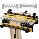 Dovetail Jig, 310 mm Width, Dove Tailing Router Jigs with 4 Router Bits & 6 Templates, Precise Alignment Dove Tail Jig, Mortise and Tenon Woodworking Tools for Furniture & Wood Cabinet Making