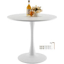 31.5 in Round Dining Table Wood Kitchen Table for 2-4 Person (Only Table)