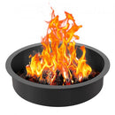 Fire Pit Ring Round 40” Outer 36” Inner Steel Liner DIY Campfire Firepit