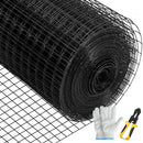 Hardware Cloth, 48\" x 50\' & 1\"x1\" Mesh Size, Galvanized Steel Vinyl Coated 16 Gauge Chicken Wire Fencing with A Cutting Plier & A Pair of Fabric Gloves, for Garden Fencing & Pet Enclosures,