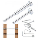 20 Pack Invisible Cable Railing kit, T316 Stainless Steel 3.2mm Invisible Receiver and Swage Stud End for Cable Railing, Swage Tensioner 3.2mm for Wood/Metal Post, Cable Railing Hardware, Silver