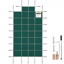 Rectangular Safety Pool Cover Green Step Section 4X8 FT Winter Outdoor