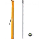 Measuring Rod 16-Feet/10ths 4 Sections Telescopic Grade Rod 1/10ft w/ Bag