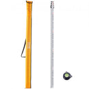 Measuring Rod 16-Feet/8ths 4 Sections Telescopic Grade Rod 1/8in w/ Bag