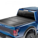 Tri-Fold Truck Bed Tonneau Cover, Compatible with 2015-2024 Ford F-150, Lightning, Styleside 1661 mm Bed, Fit 1704 x 1656 mm/1661 x 1656 mm Inside Bed, 181.4 kg Load Capacity, LED Light, Black