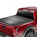 Tri-Fold Truck Bed Tonneau Cover, Compatible with 2016-2023 Toyota Tacoma, 1537 mm Bed, Only Fit 1537 x 1397 mm Inside Bed, 181.4 kg Load Capacity with Built-in LED Light, Quick Folding, Black