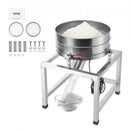Electric Vibrating Sieve Machine with 40+100 Mesh Automatic Sifter Shaker