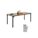 71in Rectangle Dining Table Wood Kitchen Table for 6-8 Person (Only Table)
