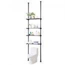 Over the Toilet Storage 4-Tier Bathroom Shelf Rack Space Saver Organizer