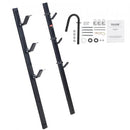 Trimmer Rack, 3 Place Weeder Trimmer Rack, Locking Trim Holder Landscape Trailer Rack Carrier Mount on Open Pickup/Trailer Enclosed Trailers, Pair
