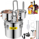 3 Pot 12L Alcohol Distiller Water Wine Boiler Home Brew Moonshinestill