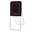 Folding Lacrosse Rebounder for Backyard, 3x4 Ft Volleyball Bounce Back Net, Pitchback Throwback Baseball Softball Return Training Screen, Adjustable Angle Shooting Practice Training Wall, Black