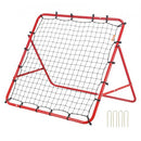 Soccer Rebounder Rebound Net, Kick-Back 100x100 cm, Portable Football Training Gifts, Fully Adjustable Angles Goal Net, Aids & Equipment for Kids Teens & All Ages, Easy Set Up & Perfect Storage