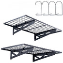 Garage Storage Shelving, 2 Pack, 122 x 61 cm Heavy Duty Garage Shelves Wall Mounted, 502 lbs Load Capacity(Total) Garage Storage Rack Floating Shelves, Suitable for Shop, Shed, Garage Storage