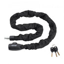 Bike Chain Lock, 3.94 Ft Combination Bicycle Chain Lock with 4 Keys, Heavy Duty Anti-Theft High Security Bike Locks, Perfect for Bike, Motorcycle, Scooter, Bicycle, Door, Fence or Gate, 8mm