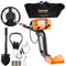 Metal Detector for Adults & Kids, 8", Professional Adjustable Higher Accuracy Gold Detector, IP68 Waterproof Coil with LCD Display Advanced DSP Chip, for Detecting Gold Coin Treasure Hunting