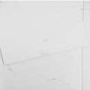 Self Adhesive Vinyl Floor Tiles 12 x 12 inch, 50 Tiles 1.5mm Thick Peel & Stick, White Marble Texture DIY Flooring for Kitchen, Dining Room, Bedrooms & Bathrooms, Easy for Home Decor