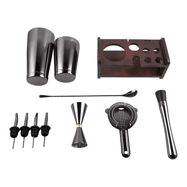 Black Plated Boston Cocktail Shaker Juicer Maker Mixer Barware