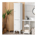 5 Tier Bathroom High Cabinet With 2 Shelves With Doors